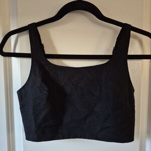 House Of Harlow Black Crop Top